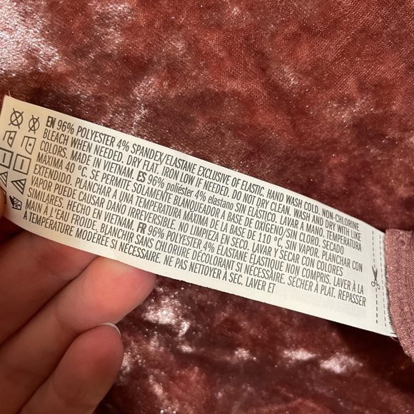 Forever 21 Crushed Cami Velvet Mini Dress Size Small New Years Eve Dress! NWT - Picture 6 of 9